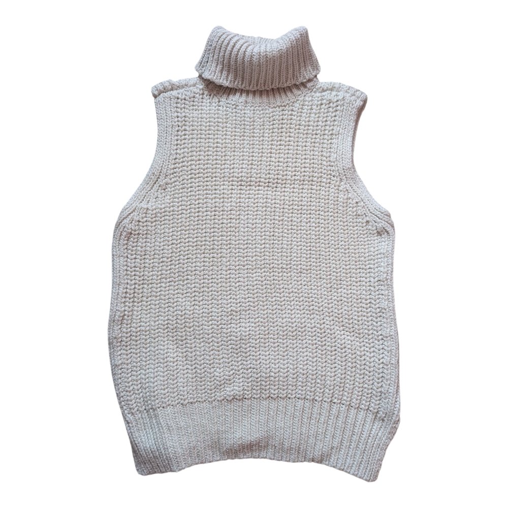 H&M Cream Knit Sweater Vest